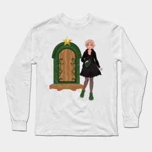 Gia and her door Long Sleeve T-Shirt